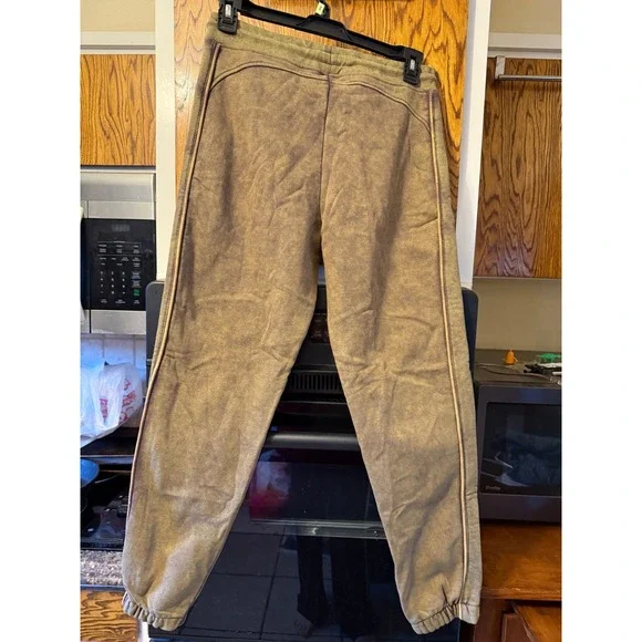 Alphalete Acid Wash Joggers‎ Sweatpants Elastic Waist Drawstring Women S - Picture 5 of 5